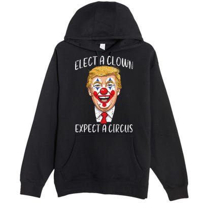 Protest Elect Clown Expect Circus Funny Resist Women Premium Pullover Hoodie