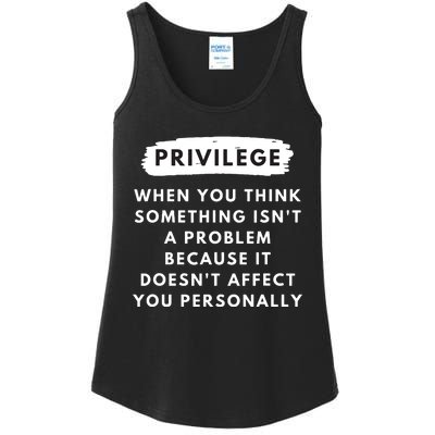 Privilege Explained Civil Rights Black History Month Ladies Essential Tank