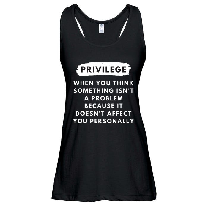 Privilege Explained Civil Rights Black History Month Ladies Essential Flowy Tank