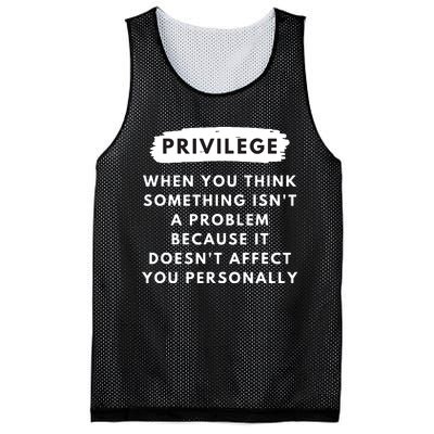 Privilege Explained Civil Rights Black History Month Mesh Reversible Basketball Jersey Tank