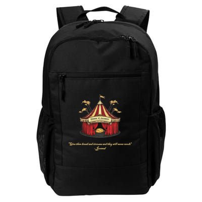 Panem Et Circenses, Bread And Circuses By Juvenal Daily Commute Backpack