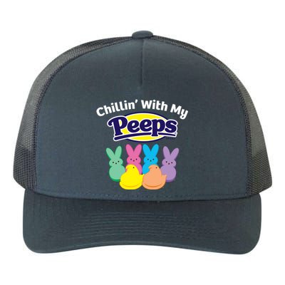 Peeps Easter Chillin With My Peeps Gift Yupoong Adult 5-Panel Trucker Hat