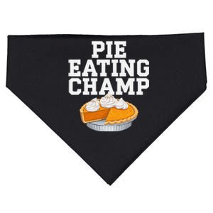 Pie Eating Contest Champion Thanksgiving Foodie Gift USA-Made Doggie Bandana