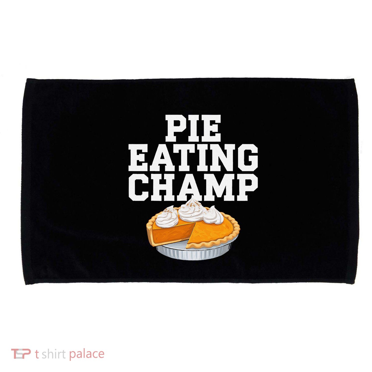 Pie Eating Contest Champion Thanksgiving Foodie Gift Microfiber Hand Towel
