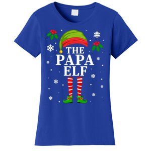 Papa Elf Christmas Matching Family Father Christmas Pajama Gift Women's T-Shirt