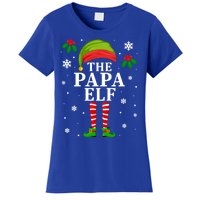 Papa Elf Christmas Matching Family Father Christmas Pajama Gift Women's T-Shirt