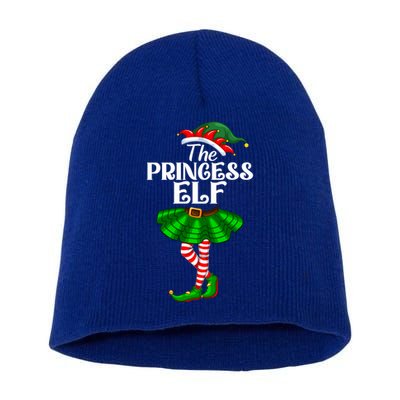 Princess Elf Christmas Costume Matching Family Elf Squad Gift Short Acrylic Beanie