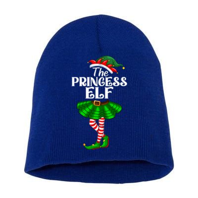 Princess Elf Christmas Costume Matching Family Elf Squad Gift Short Acrylic Beanie