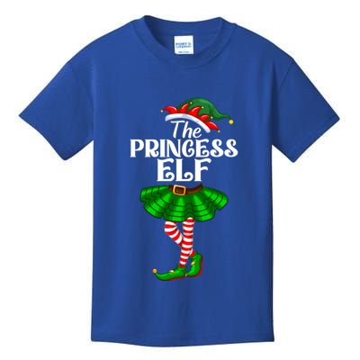Princess Elf Christmas Costume Matching Family Elf Squad Gift Kids T-Shirt