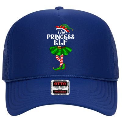 Princess Elf Christmas Costume Matching Family Elf Squad Gift High Crown Mesh Back Trucker Hat