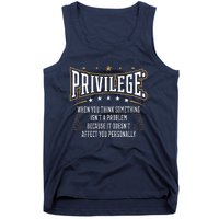 Privilege Explained Civil Rights & Black History Month Tank Top