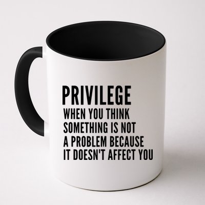 Privilege Explained Civil Rights & Black History Month Mug