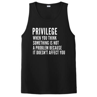 Privilege Explained Civil Rights & Black History Month PosiCharge Competitor Tank