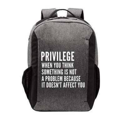 Privilege Explained Civil Rights & Black History Month Vector Backpack