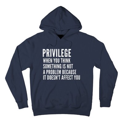 Privilege Explained Civil Rights & Black History Month Hoodie