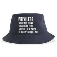 Privilege Explained Civil Rights & Black History Month Sustainable Bucket Hat
