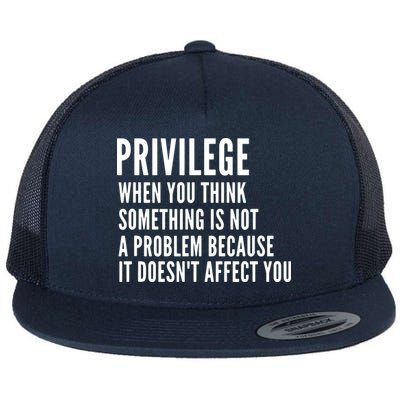 Privilege Explained Civil Rights & Black History Month Flatbill Hat