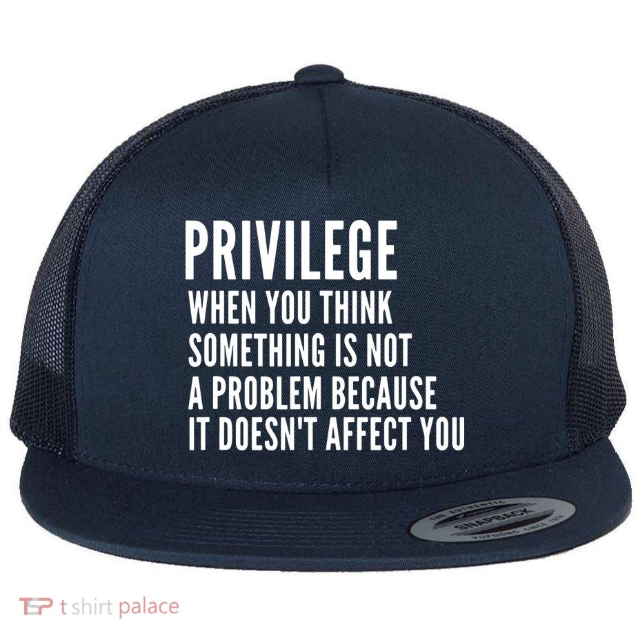 Privilege Explained Civil Rights & Black History Month Flatbill Hat