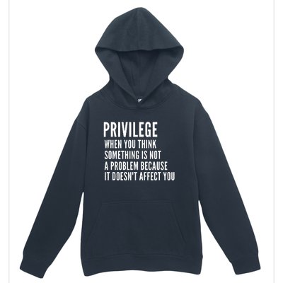 Privilege Explained Civil Rights & Black History Month Urban Pullover Hoodie