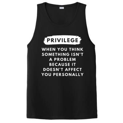 Privilege Explained Civil Rights & Black History Month PosiCharge Competitor Tank