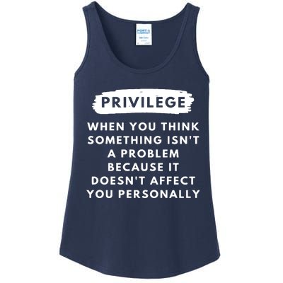 Privilege Explained Civil Rights & Black History Month Ladies Essential Tank