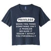 Privilege Explained Civil Rights & Black History Month Women's Crop Top Tee