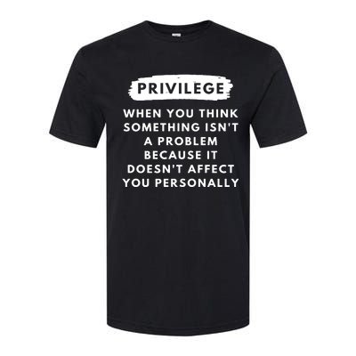 Privilege Explained Civil Rights & Black History Month Softstyle CVC T-Shirt