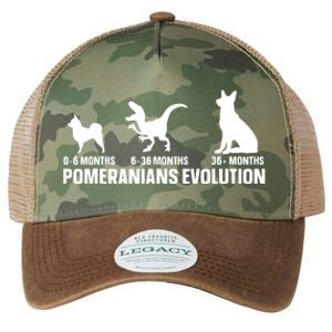 Pomeranians Evolution Design For A Pomeranian Owner Legacy Tie Dye Trucker Hat