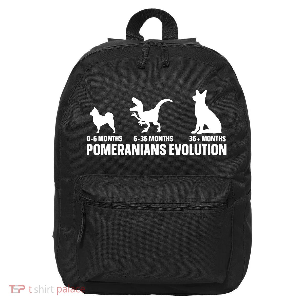 Pomeranians Evolution Design For A Pomeranian Owner 16 in Basic Backpack