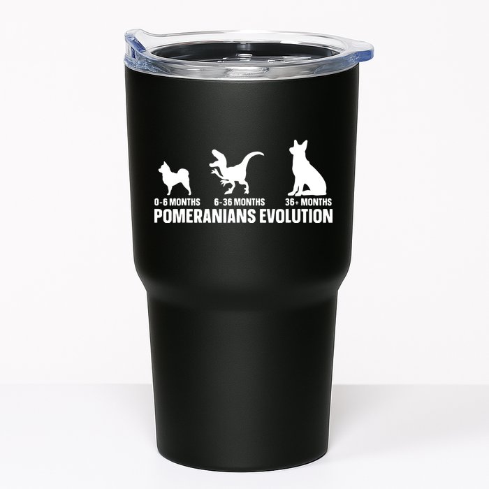 Pomeranians Evolution Design For A Pomeranian Owner Tumbler