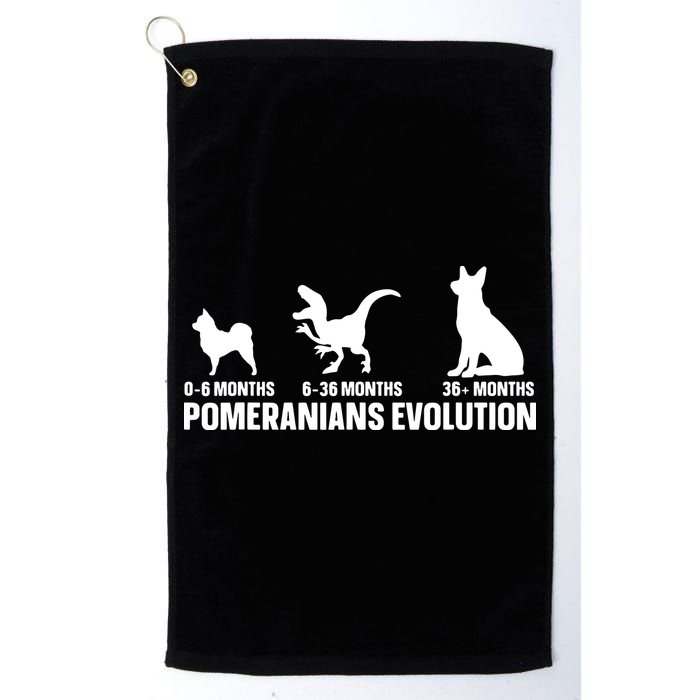 Pomeranians Evolution Design For A Pomeranian Owner Golf Towel