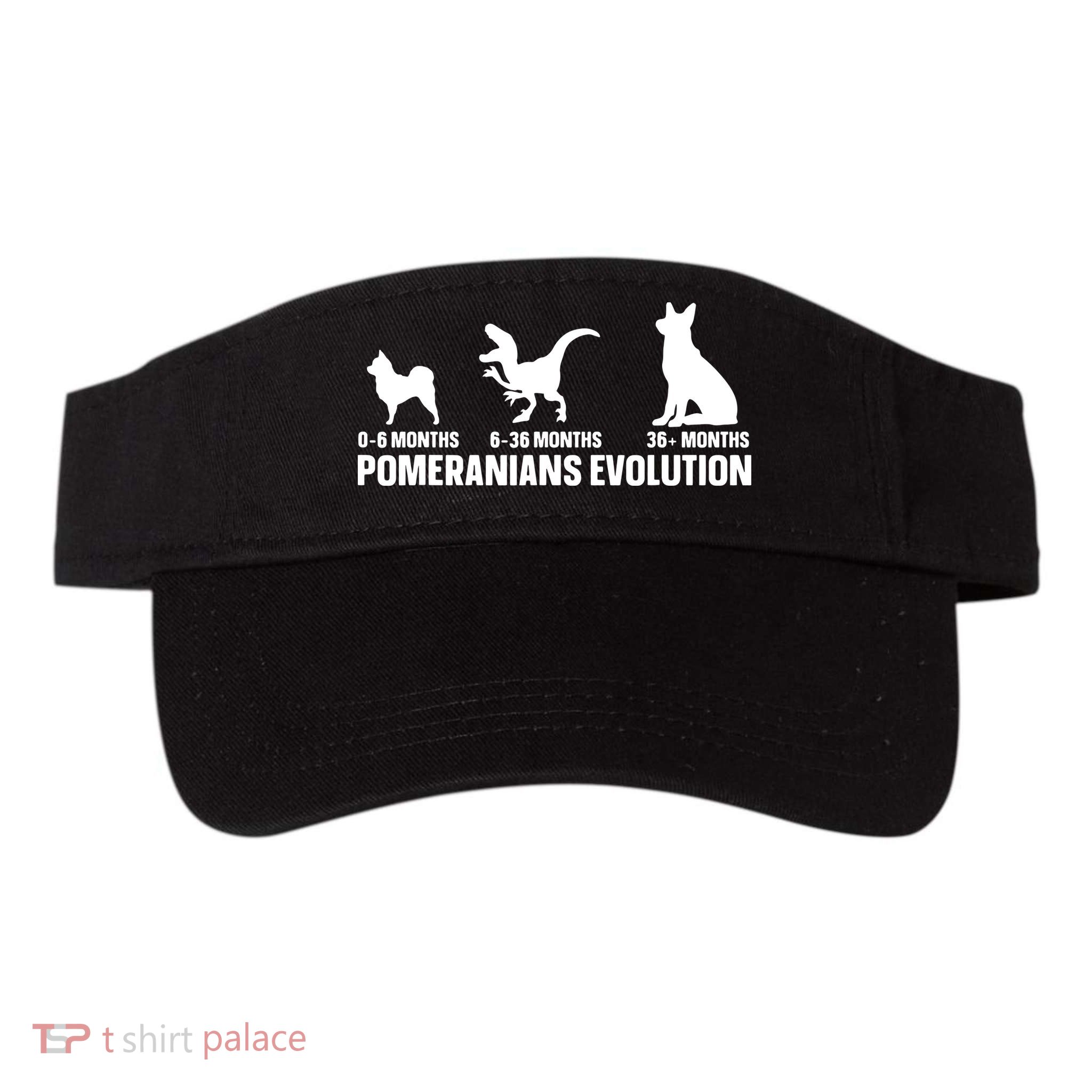 Pomeranians Evolution Design For A Pomeranian Owner Visor