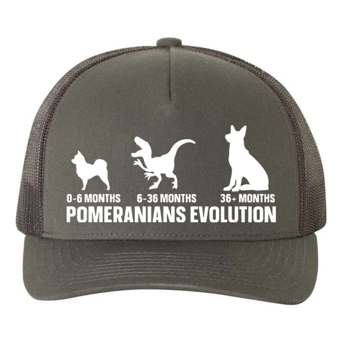 Pomeranians Evolution Design For A Pomeranian Owner Yupoong Adult 5-Panel Trucker Hat