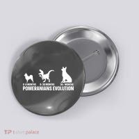 Pomeranians Evolution Design For A Pomeranian Owner Button