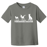 Pomeranians Evolution Design For A Pomeranian Owner Toddler T-Shirt