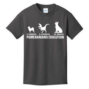 Pomeranians Evolution Design For A Pomeranian Owner Kids T-Shirt