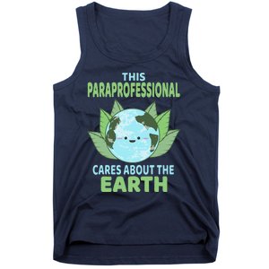 Paraprofessional Earth Day School Classroom Tank Top