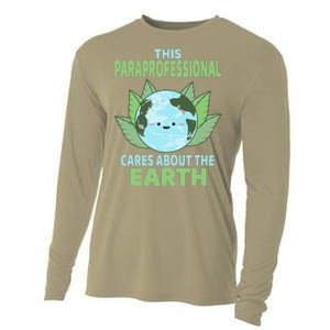 Paraprofessional Earth Day School Classroom Cooling Performance Long Sleeve Crew