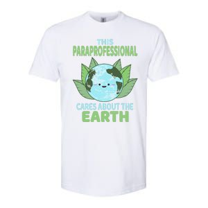 Paraprofessional Earth Day School Classroom Softstyle CVC T-Shirt