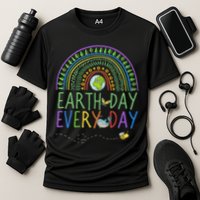 Pretty Earth Day Every Day Rainbow With Trees Earth Day Performance Shirt