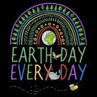 Pretty Earth Day Every Day Rainbow With Trees Earth Day Performance Shirt