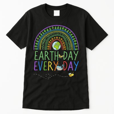 Pretty Earth Day Every Day Rainbow With Trees Earth Day Tall T-Shirt