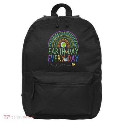 Pretty Earth Day Every Day Rainbow With Trees Earth Day 16 in Basic Backpack