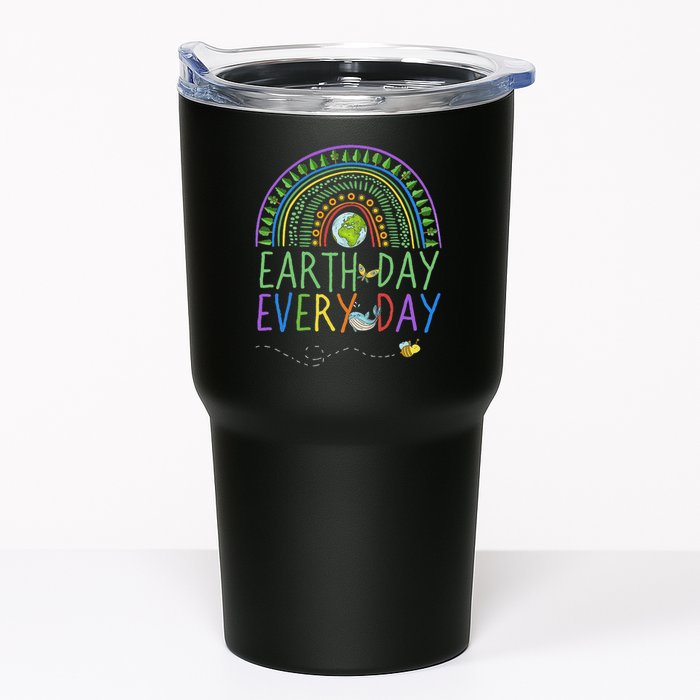 Pretty Earth Day Every Day Rainbow With Trees Earth Day Tumbler