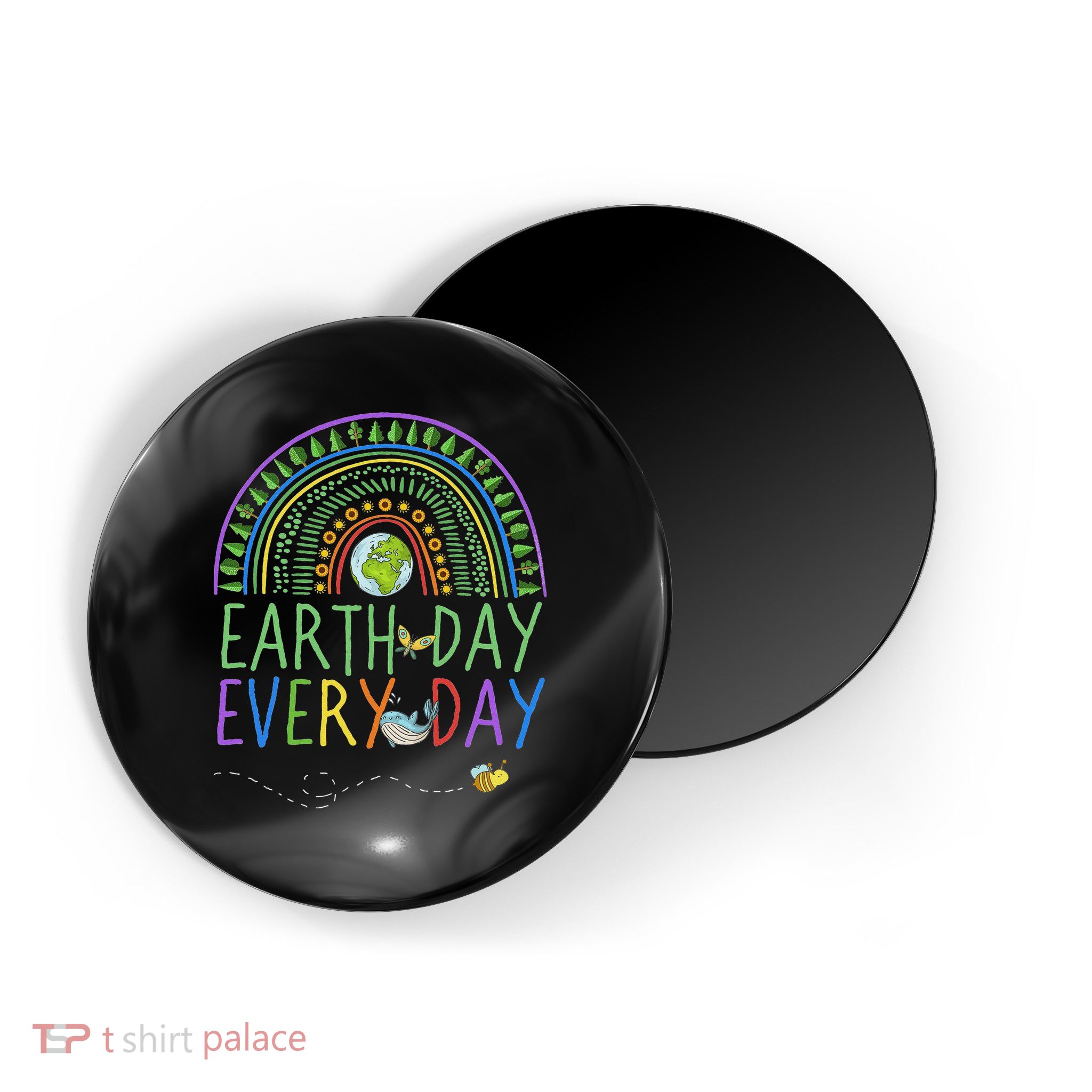 Pretty Earth Day Every Day Rainbow With Trees Earth Day Magnet