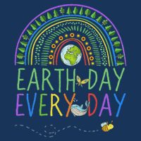Pretty Earth Day Every Day Rainbow With Trees Earth Day Infant Baby Jersey Bodysuit