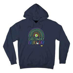 Pretty Earth Day Every Day Rainbow With Trees Earth Day Hoodie