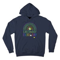 Pretty Earth Day Every Day Rainbow With Trees Earth Day Hoodie