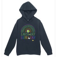 Pretty Earth Day Every Day Rainbow With Trees Earth Day Urban Pullover Hoodie