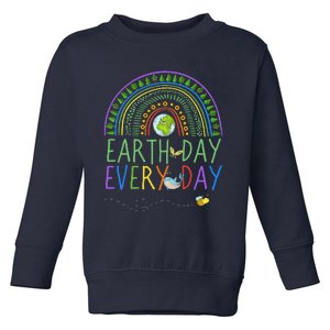 Pretty Earth Day Every Day Rainbow With Trees Earth Day Toddler Sweatshirt